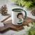 Bait Al Noor Gifts UAE National Day Ceramic Mug, Dubai Love, Green/Red/White