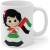 Bait Al Noor Gifts UAE National Day Ceramic Mug, Dubai Love, Green/Red/White