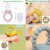 O'doe Baby Led Weaning Feeding Supplies | 11-Piece Silicone Baby Feeding Set | Rose