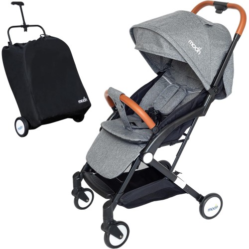 MOON Ritzi Lightweight Cabin Stroller – Compact Folding Baby Pushchair