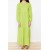 TRENDYOL MODEST Oil Green Gather Detailed Maxi Dress – Modest & Stylish Comfort