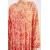 Bigdart Women's Patterned Orange Viscose Hijab Dress – Modest, Stylish & Comfortable