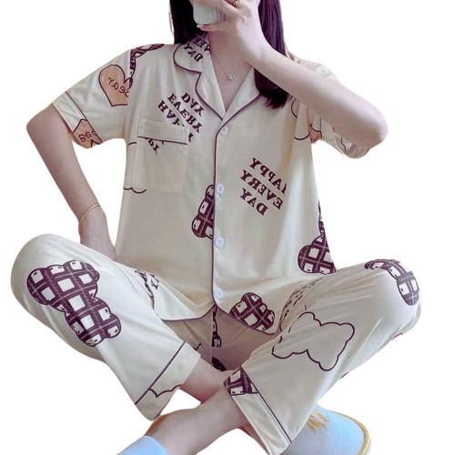 Women's Nightwear Pyjama & Shirt 2Pcs