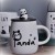 BigNoseDeer Panda Mug – Cute Ceramic Coffee Mug with 3D Panda Lid & Spoon, 380ml