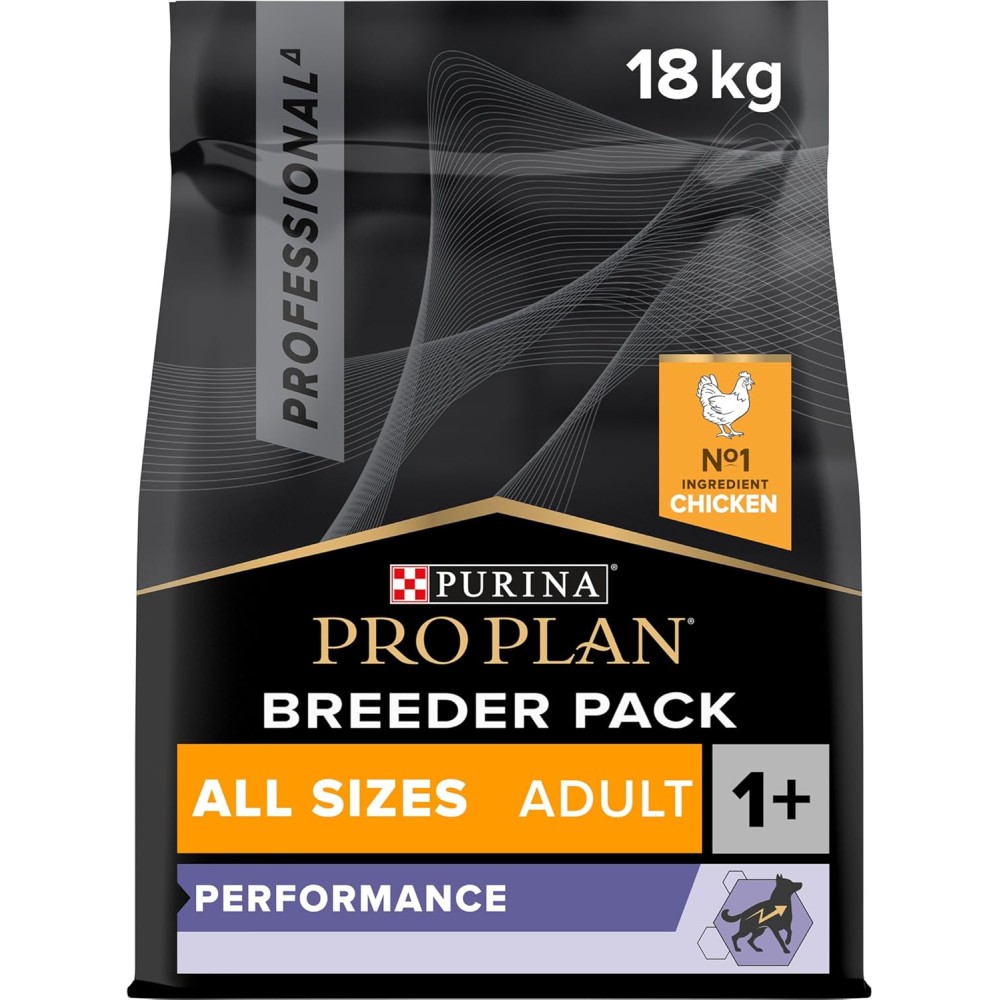 Purina Pro Plan Performance Adult Dry Dog Food with Chicken – 18 kg