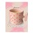 Glowoow Pink Ceramic Coffee Cup with Heart Coaster – Perfect Birthday Gift