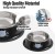 Rapsrk Non-Slip Stainless Steel Cat Bowls for Food & Water, Set of 2