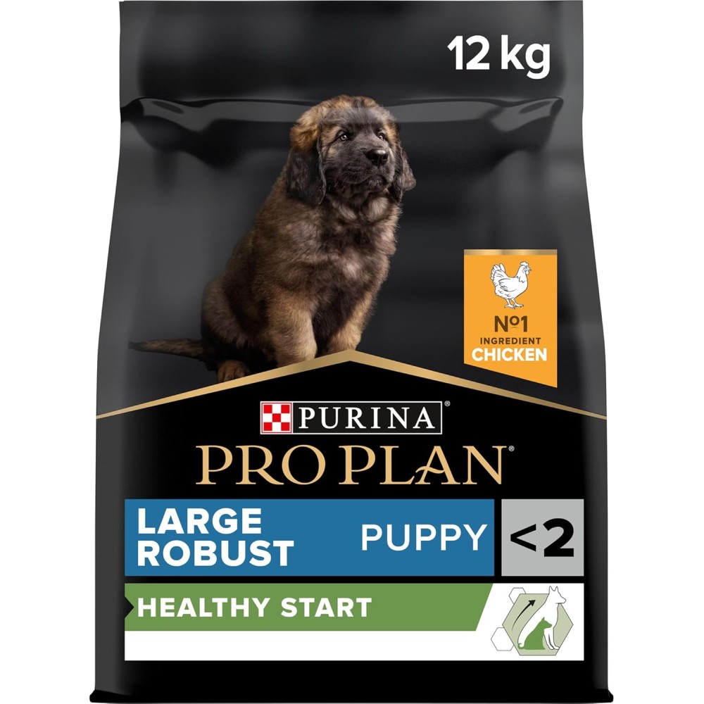 Purina Pro Plan Healthy Start Large Robust Puppy Dry Dog Food with Chicken, 12 kg