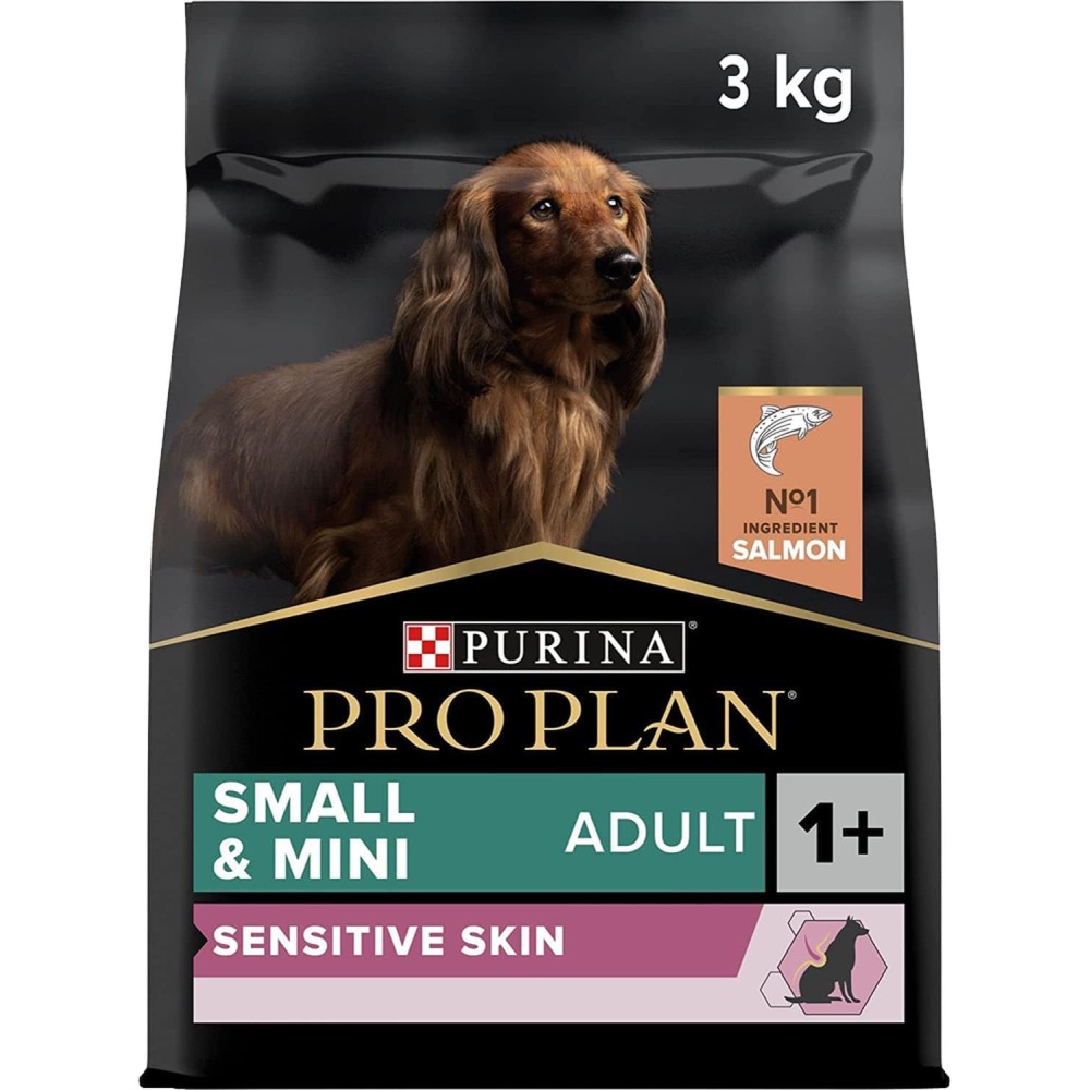 Purina Pro Plan Sensitive Skin Small and Mini Adult Dry Dog Food with Salmon, 3 kg