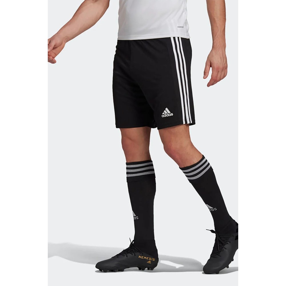 adidas Men's Squad 21 Black Shorts – Regular Fit, Anti-Perspirant