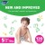 Fine Baby Diapers, Size 5, Maxi (11-18 kg), 120 Diapers (Pack of 40x3) – Ultimate Comfort & Protection