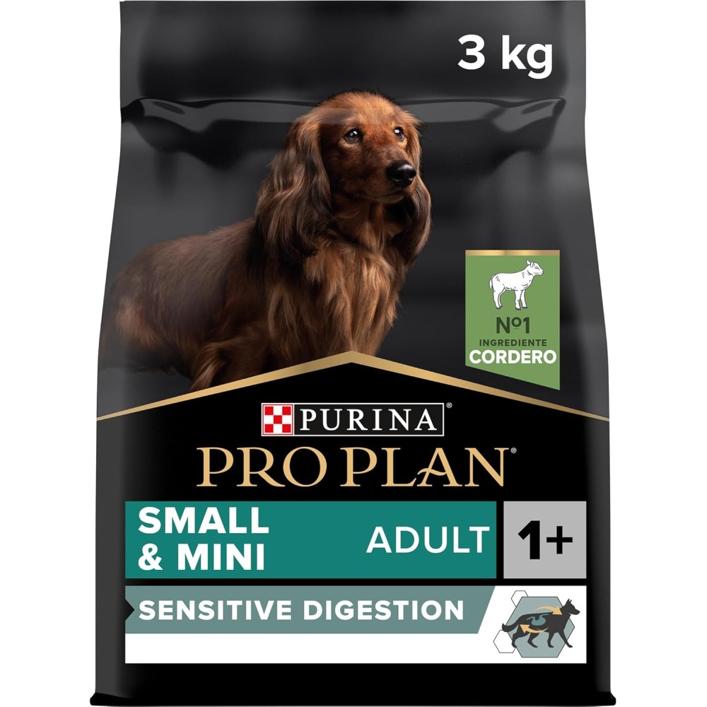 Purina Pro Plan Sensitive Digestion Small and Mini Adult Dry Dog Food with Lamb, 3 kg