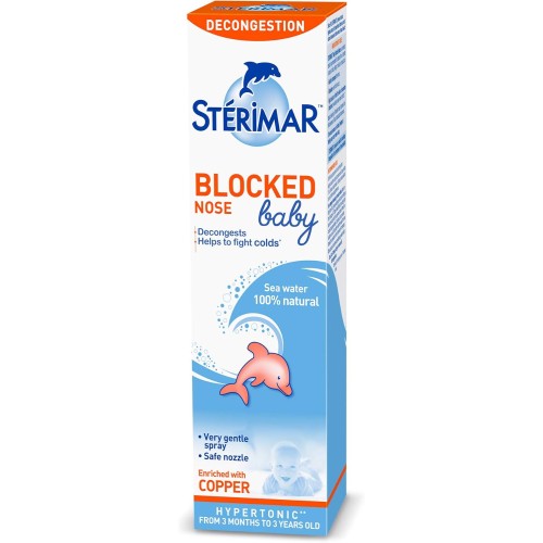 Sterimar Baby Blocked Nose Spray – Gentle Relief for Baby's Congestion | Natural and Safe Nasal Spray