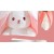 Cute Reversible Strawberry Bunny Plush Toy – Kawaii Soft Stuffed Mini Pillow Doll