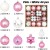 TBSITNS Christmas Ball Set – Pink & White Shatterproof Ornaments for Trees & Festive Decor