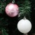 TBSITNS Christmas Ball Set – Pink & White Shatterproof Ornaments for Trees & Festive Decor