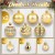 TBSITNS 42 Pieces Gold Christmas Tree Ball Decorations – Shatterproof Hanging Ornaments