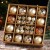 TBSITNS 42 Pieces Gold Christmas Tree Ball Decorations – Shatterproof Hanging Ornaments