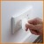 SKY-TOUCH 12-Piece Baby Proofing Plug Covers – White Electrical Outlet Protectors for Child Safety