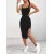 Sexy Summer Tank Top Dress – Slim Fit Sleeveless Split Long Dress for Women