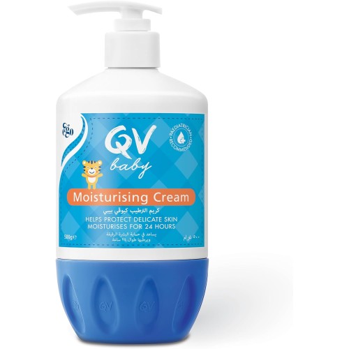 QV Baby Moisturising Cream 500g | Hypoallergenic, Gentle Hydration for Baby’s Sensitive Skin