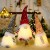 VUCATIN Christmas Decoration LED Gnome Light – Handmade Swedish Santa Gnome with Glitter Hat