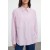 Trendyol Oversized Pink/Blue Striped Terrycotton Shirt – Smart Office Style