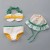 2024 Baby Girls 3-Piece Strawberry Pineapple Bikini Swimsuit