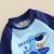 Toddler Boys UPF 50+ Shark Rash Guard Swim Set with Hat