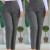 Women's High Waist Slim Pleated Pencil Pants with Pockets