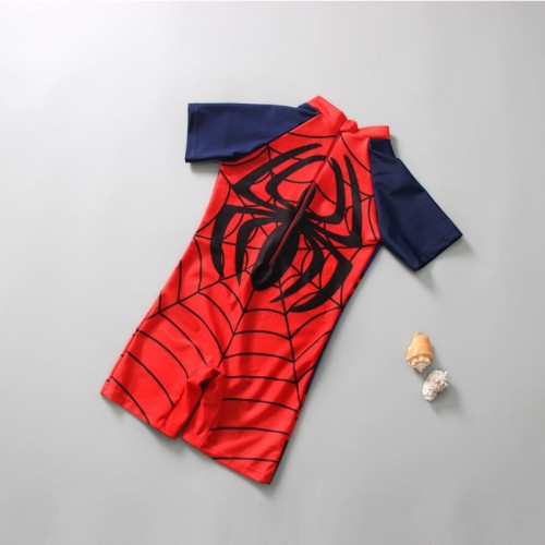 Surferfish Boys One-Piece Cartoon Swimwear for Beach, Swim, and Surfing