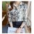 Women's Spring Autumn Long Sleeve Printed Button-Down Blouses