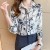 Women's Spring Autumn Long Sleeve Printed Button-Down Blouses