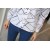 Women's Long Sleeve Striped Slim Fit Office Blouse