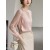 Women's Chiffon Long Sleeve Beaded Blouse Office Lady 2024