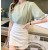 Elegant Korean Chiffon V-Neck Pearl Short Sleeve Summer Blouse