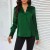 Elegant Satin Long-Sleeve Women's Slim Casual Office Shirt