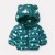 2023 Baby Girls Boys Cartoon Bear Hooded Down Jackets for Kids, Warm Autumn Winter Outerwear Coat