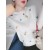 Elegant Daisy Embroidery Slim Fit Pullover Sweater