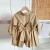 Fashionable Girls Long Trench Coat for Ages 2-9, Windbreaker Jacket for Spring and Autumn Seasons 2025