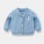 Children's Unisex Knitting Cardigan Coat, V-Neck Cotton Sweater for Baby Spring & Autumn, Casual Outerwear