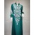 Muslim Abaya Dress - Embroidered Long Sleeve Kaftan Gown for Women, Moroccan Style