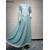 Muslim Abaya Dress - Embroidered Long Sleeve Kaftan Gown for Women, Moroccan Style