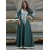 Muslim Abaya Dress - Embroidered Long Sleeve Kaftan Gown for Women, Moroccan Style