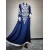 Muslim Abaya Dress - Embroidered Long Sleeve Kaftan Gown for Women, Moroccan Style