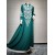 Muslim Abaya Dress - Embroidered Long Sleeve Kaftan Gown for Women, Moroccan Style