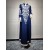 Muslim Abaya Dress - Embroidered Long Sleeve Kaftan Gown for Women, Moroccan Style