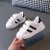 Fashionable White Non-Slip Kids Sneakers – Breathable Casual Shoes for Boys & Girls