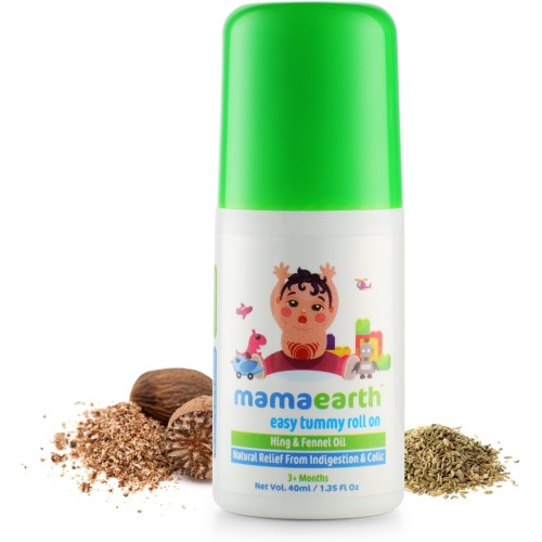 Mamaearth Easy Tummy Roll On - Colic & Gas Relief for Babies (40ml)