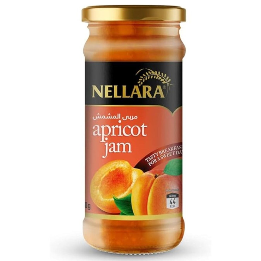 Nellara Apricot Jam 450g - Tangy-Sweet Delight with Sun-Ripened Apricots